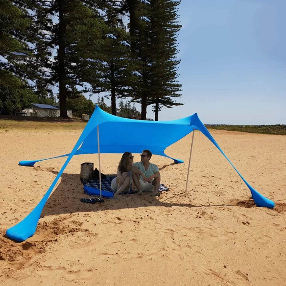 M12 - Camping Tent Windproof Pop Up Awning Outdoor Beach Sun Shade