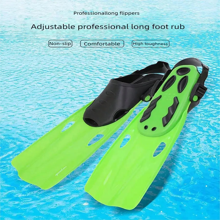 B23 - Snorkeling Fins, Open Heel Swimming Fins With Adjustable Buckles