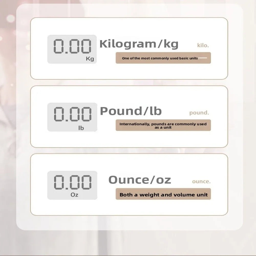 A04 - Portable Electronic Luggage Scale Kg/Oz/Ib