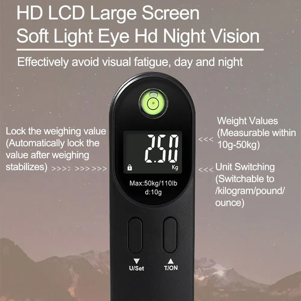 A04 - Portable Electronic Luggage Scale Kg/Oz/Ib
