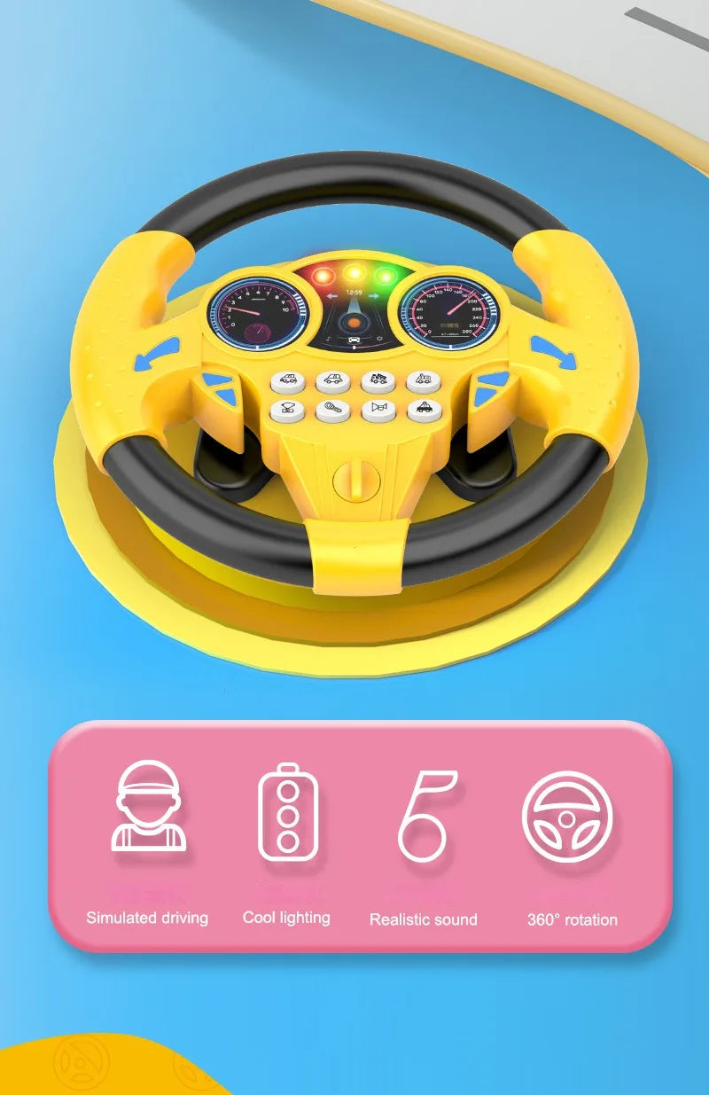T02 - Infant Shining Simulation Steering Wheel