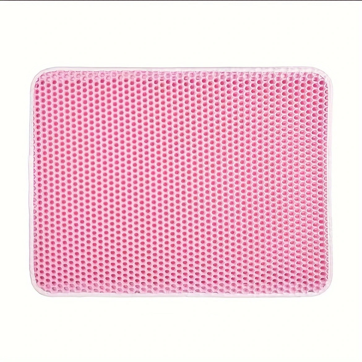 P07 - Large Size Cat Litter Mat-Advanced Honeycomb Double Layer Design,Urine Waterproof