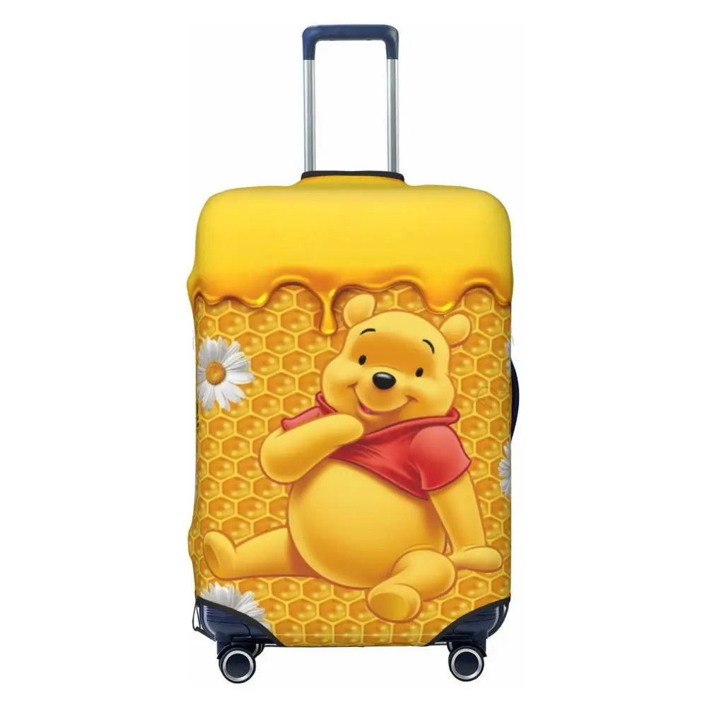 A111 - Custom Winnie The Pooh Luggage Cover Elastic