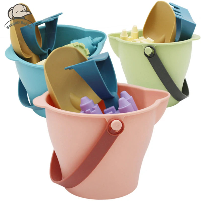 B26 - Beach Sensory Bucket Toys for Kids Sand Plage