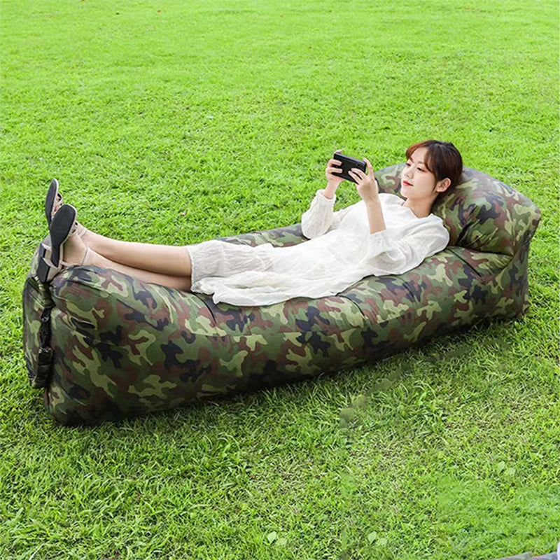 M03 - Camping Hiking Portable Foldable Inflatable Sleeping Mat Camping