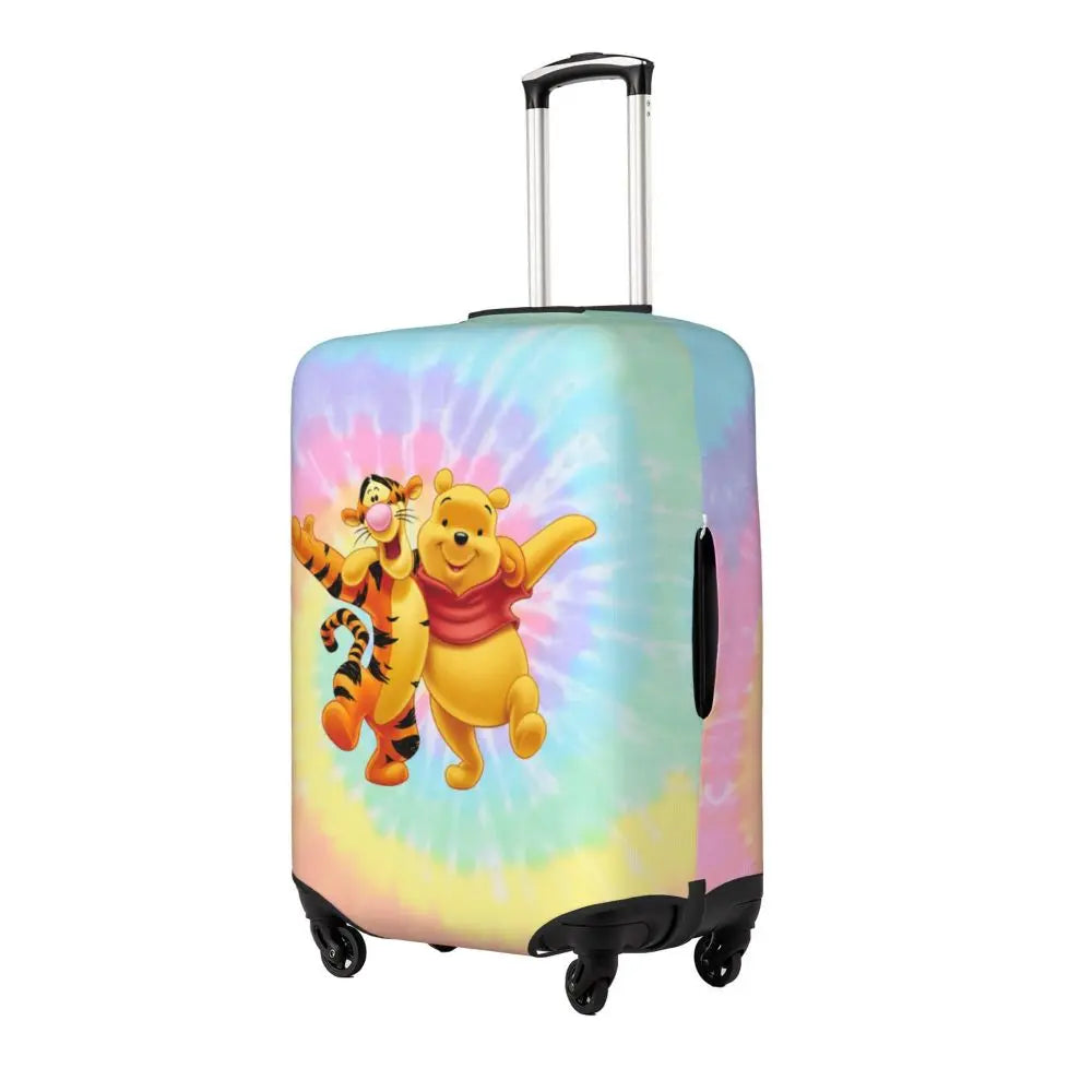 A111 - Custom Winnie The Pooh Luggage Cover Elastic