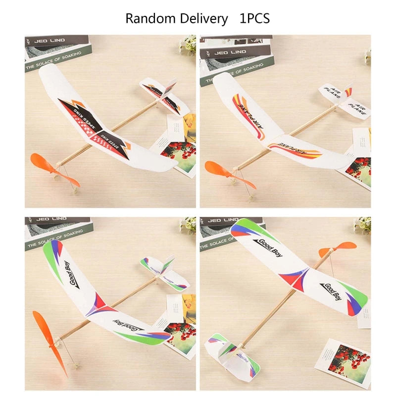 T25 - Rubber Band Powered Glider Flying Glider Planes