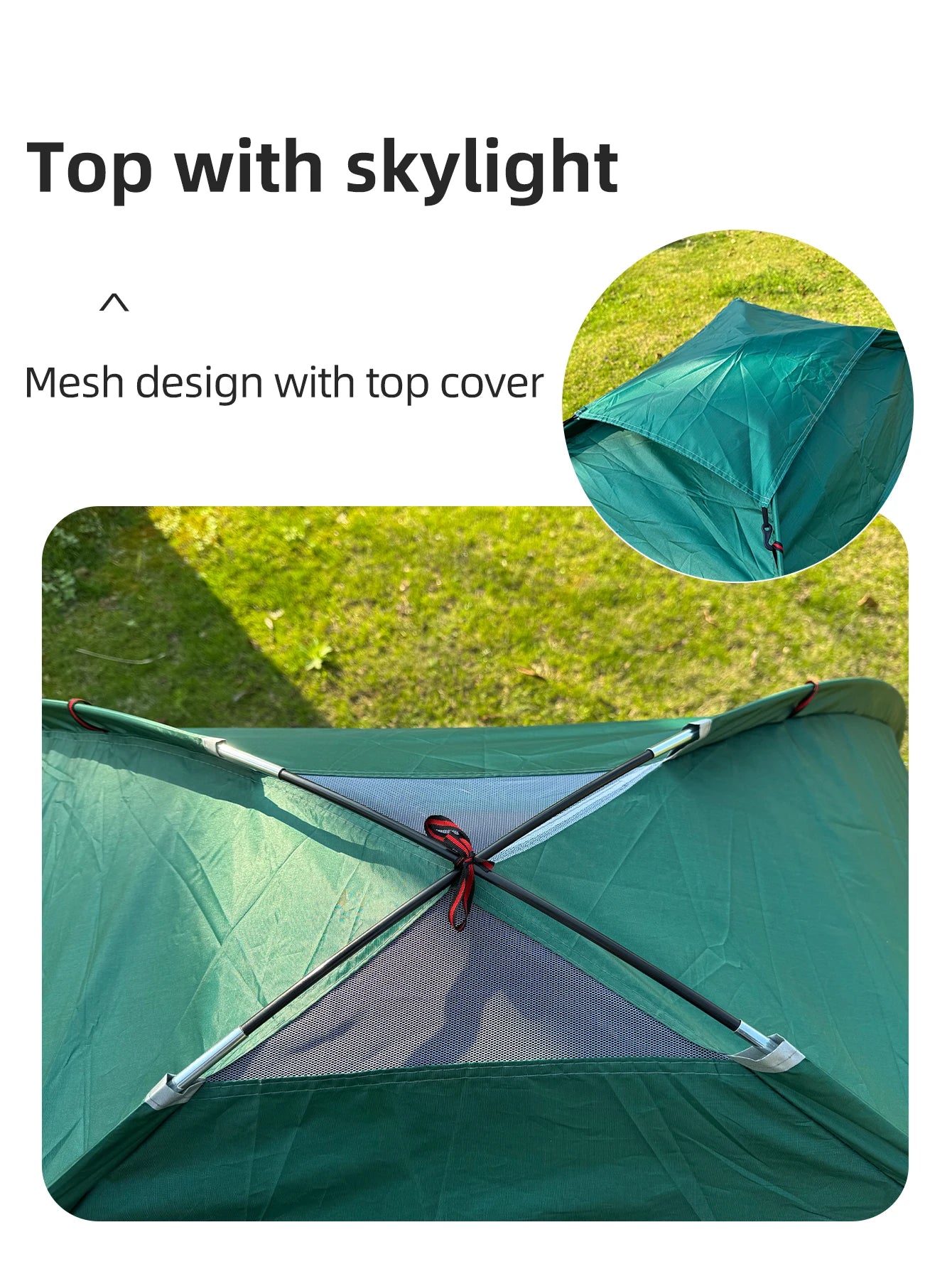 M11 - Outdoor camping tent, hand-built rain and sun protection hiking tent