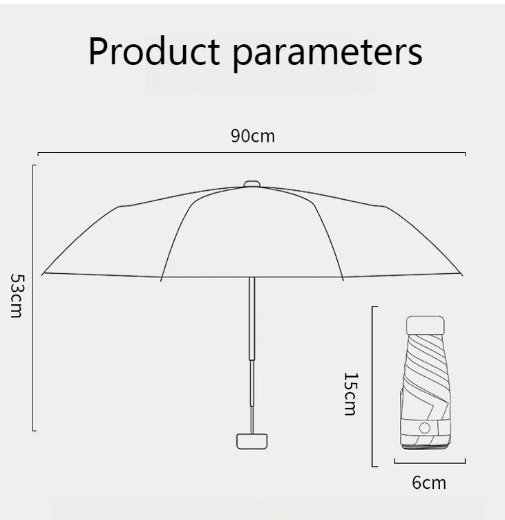 A374 - Mini Umbrella Capsule Umbrella