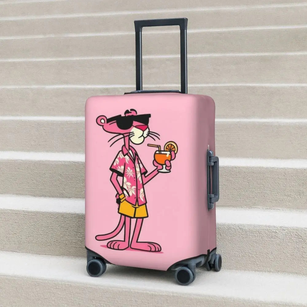 A101 - P-Panthers Cartoon Luggage Cover Protector Fashion Travel Suitcase