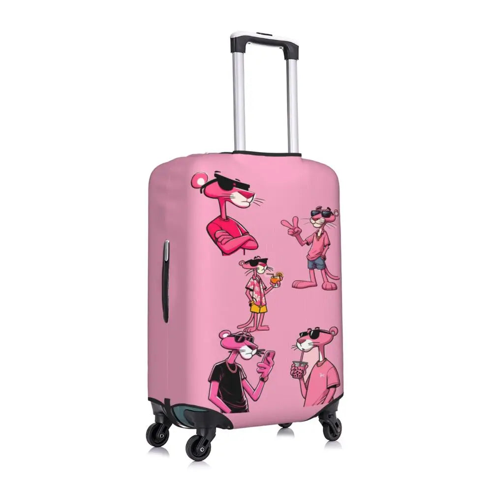 A101 - P-Panthers Cartoon Luggage Cover Protector Fashion Travel Suitcase