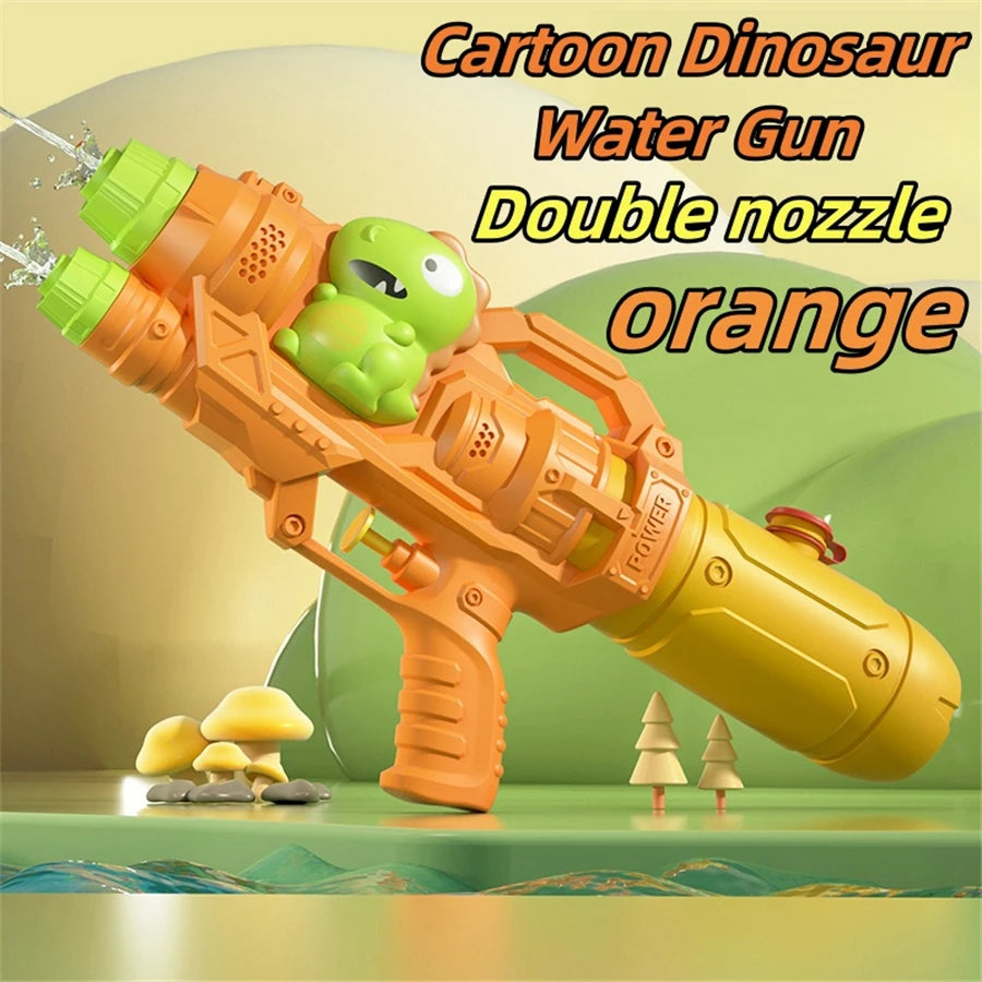 T14 - Dinosaurs, ducks, sharks, twin sprinklers, water beach toys