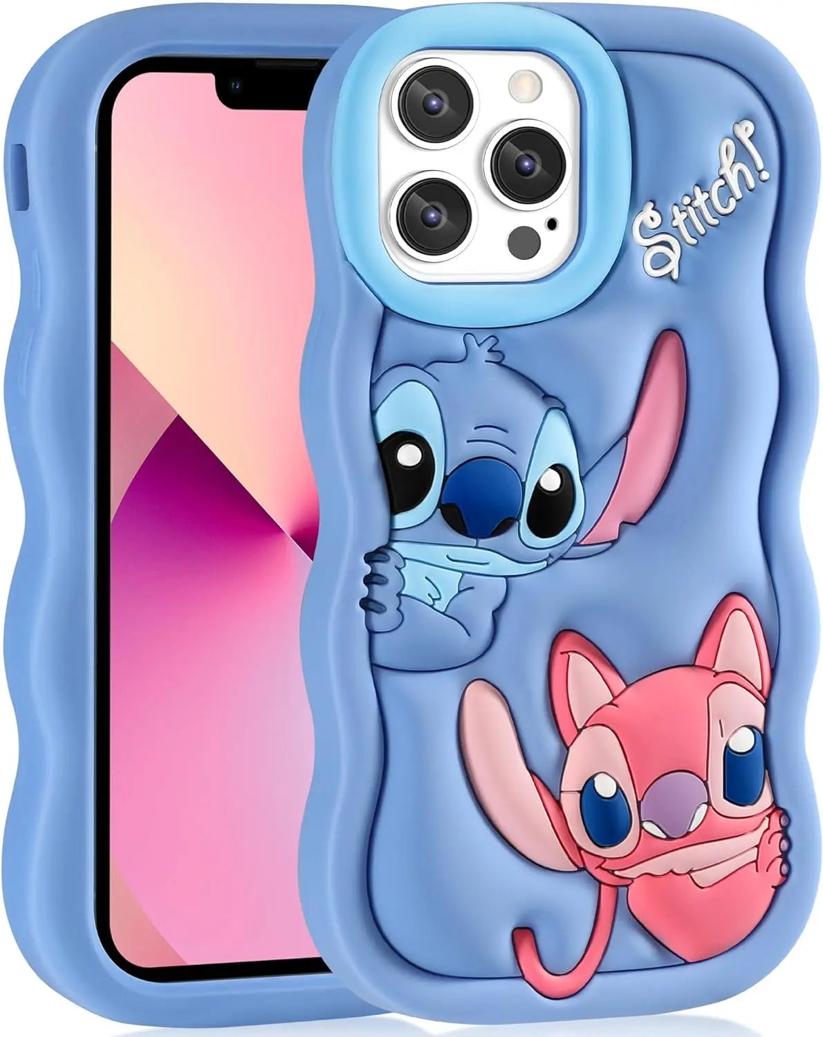 DEVM03 - Custodia morbida in silicone Stitch per iPhone