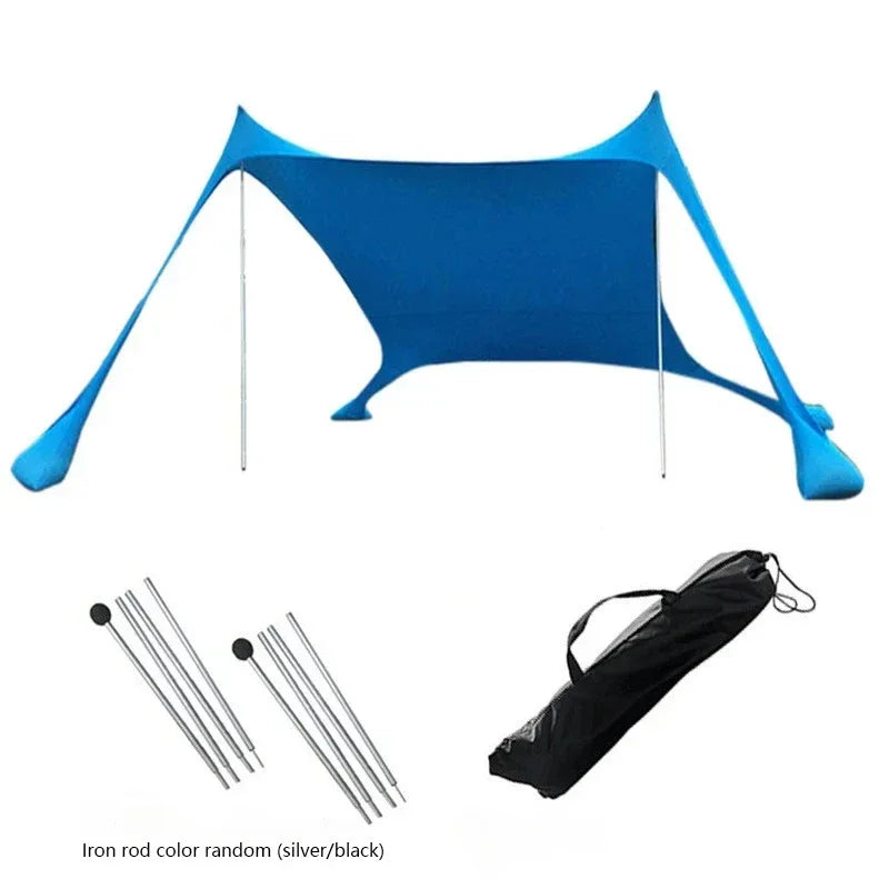 M12 - Camping Tent Windproof Pop Up Awning Outdoor Beach Sun Shade
