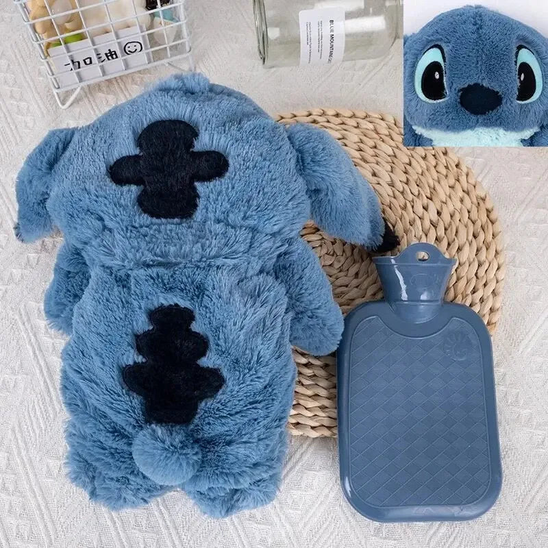 T19 - Stitch Angel Lotso Plush Hand Warm Bottle
