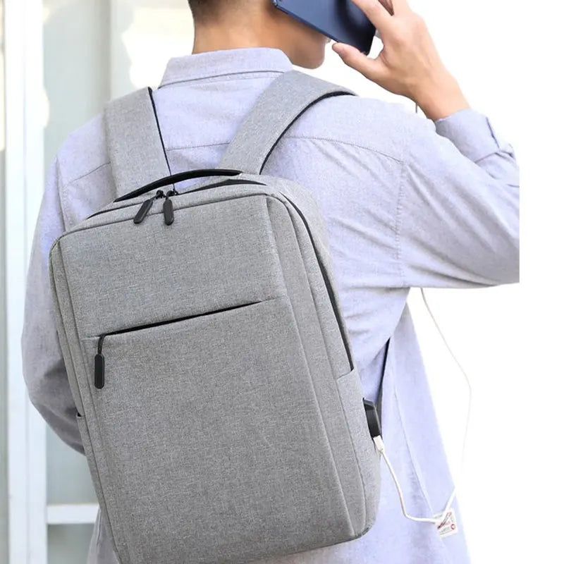 A08 - Versatile Business USB Rechargeable Waterproof Laptop Bag