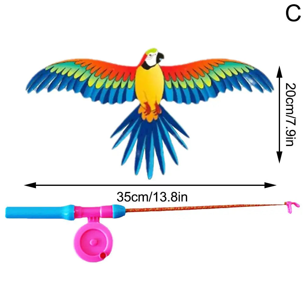 T24 - Children Kite Toy Cartoon Eagle Foldable