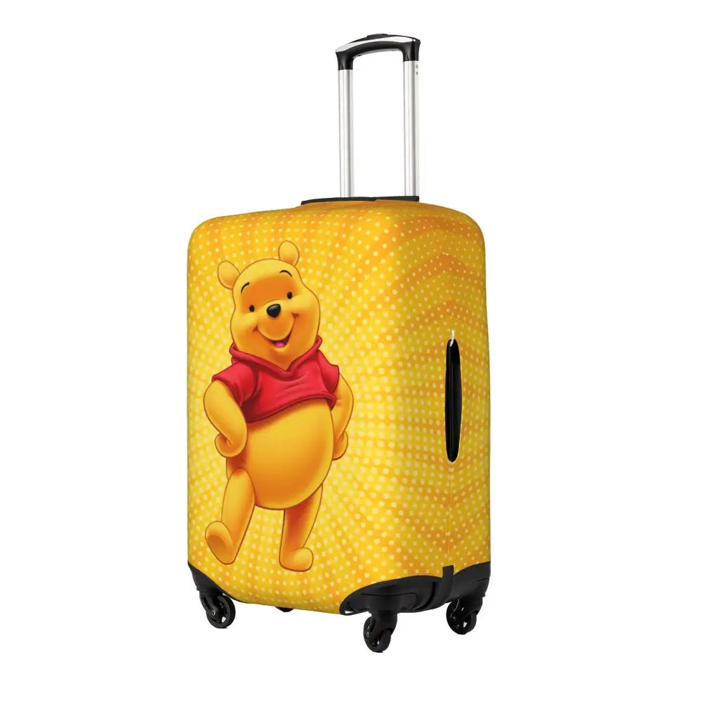 A111 - Custom Winnie The Pooh Luggage Cover Elastic