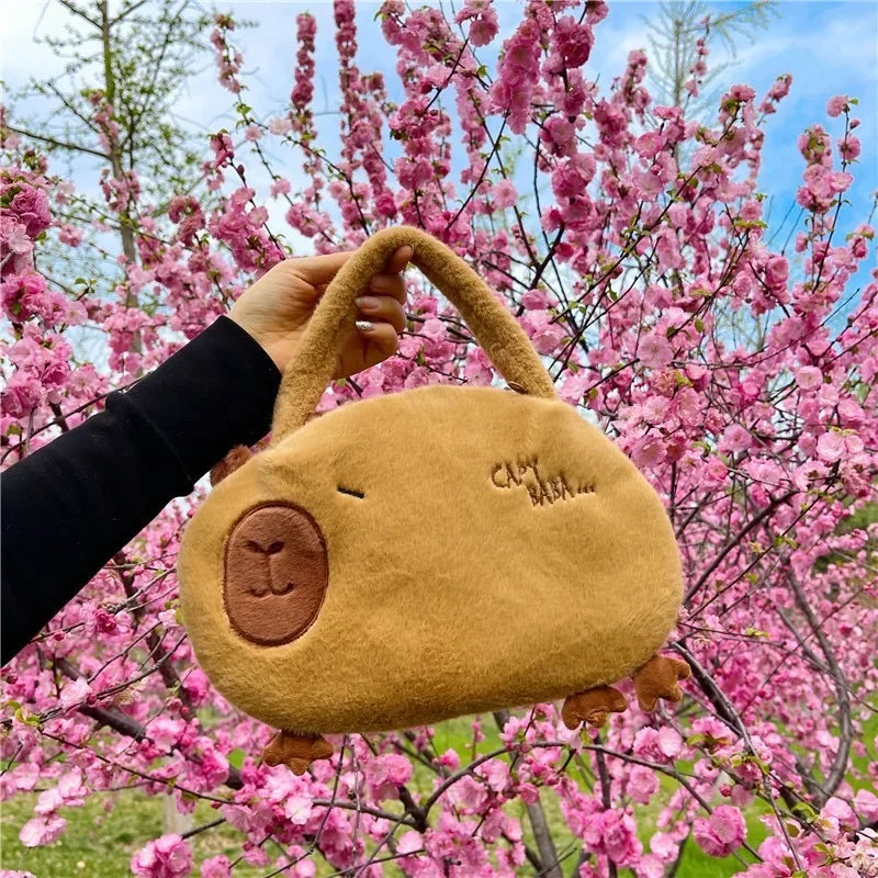 T16 - Capybara Plush Backpack Kawaii Fashion Plushie Doll