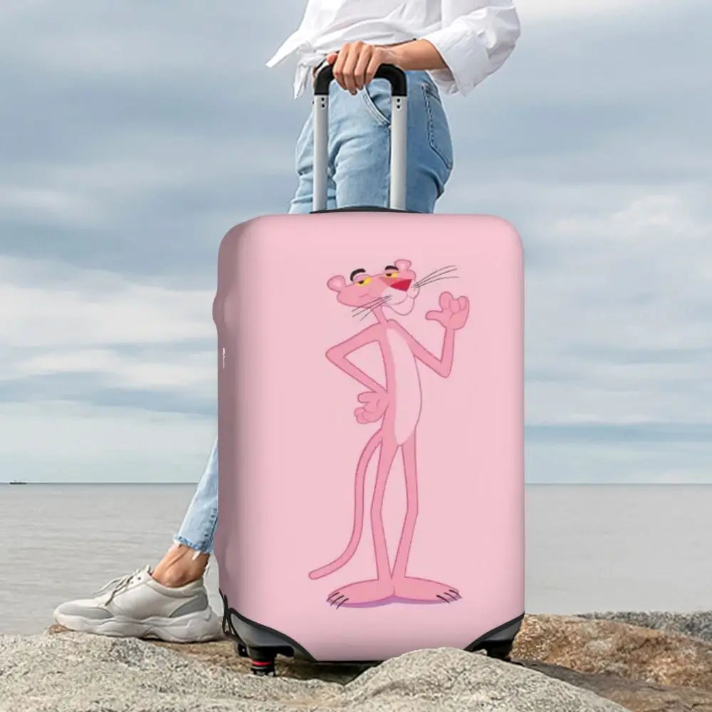 A101 - P-Panthers Cartoon Luggage Cover Protector Fashion Travel Suitcase