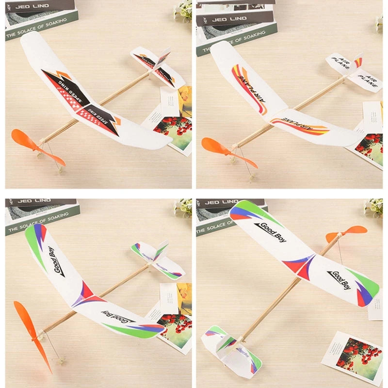 T25 - Rubber Band Powered Glider Flying Glider Planes