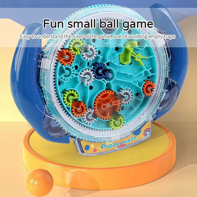 T09 - 3D Puzzle Funny Gear Labyrinth Disk Gear Balance Ball