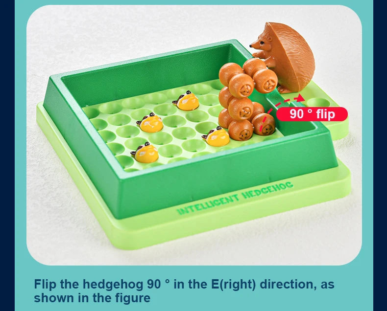 T07 - Children Logic Game Education Learning Toys Hedgehog Animals Puzzle