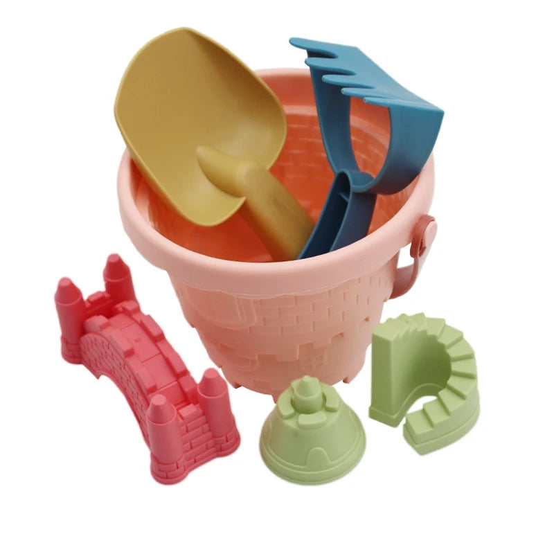 B26 - Beach Sensory Bucket Toys for Kids Sand Plage