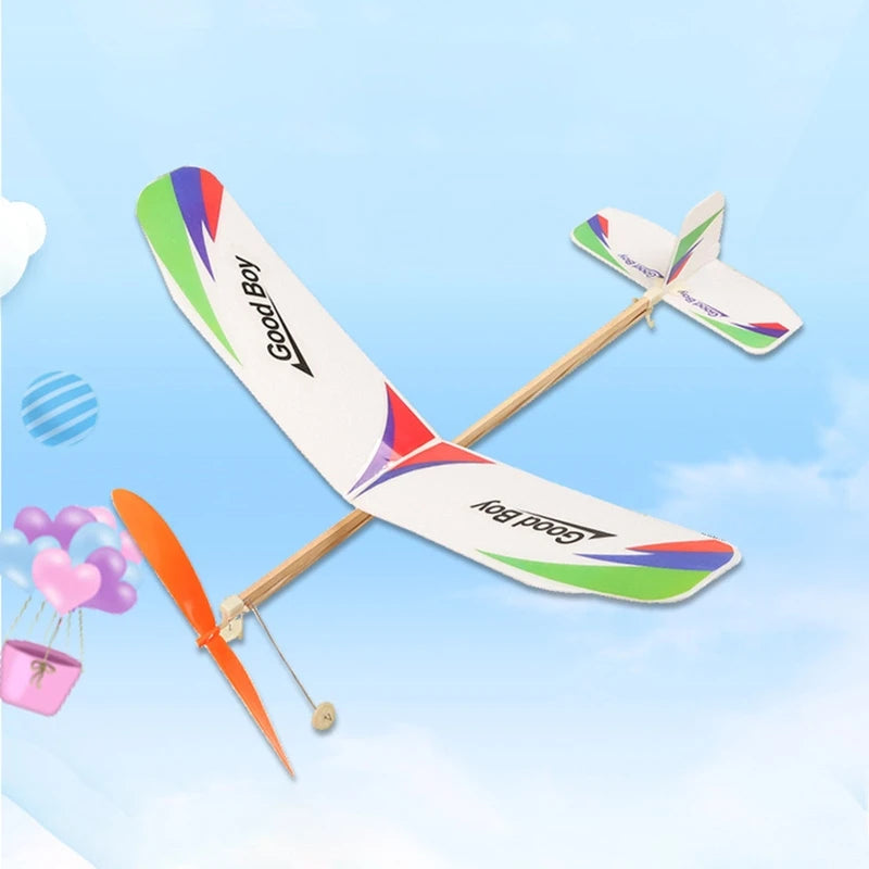 T25 - Rubber Band Powered Glider Flying Glider Planes
