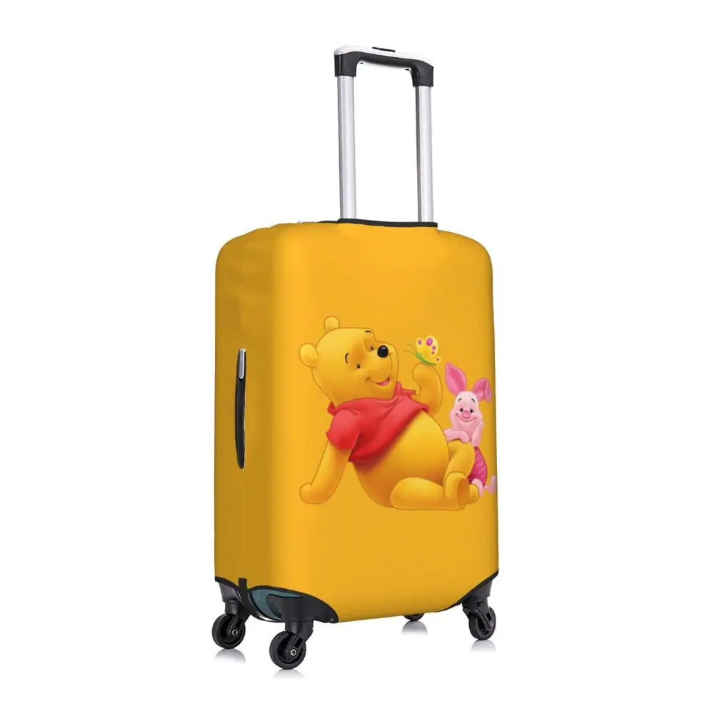 A111 - Custom Winnie The Pooh Luggage Cover Elastic