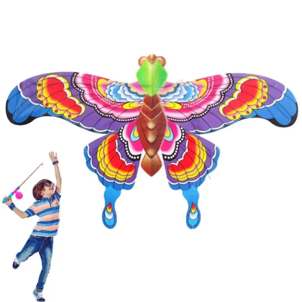 T24 - Children Kite Toy Cartoon Eagle Foldable