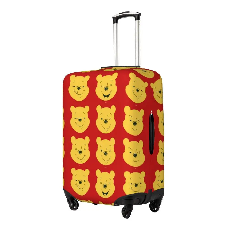 A111 - Custom Winnie The Pooh Luggage Cover Elastic