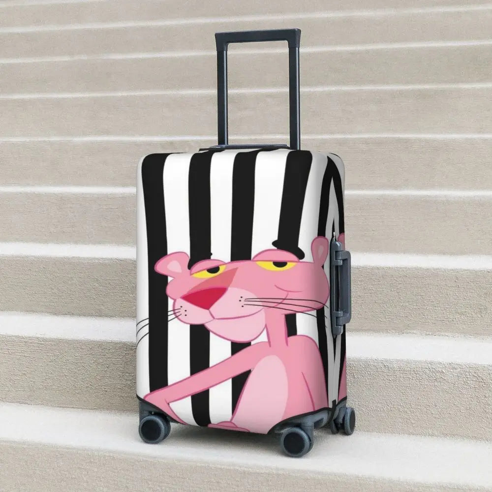 A101 - P-Panthers Cartoon Luggage Cover Protector Fashion Travel Suitcase