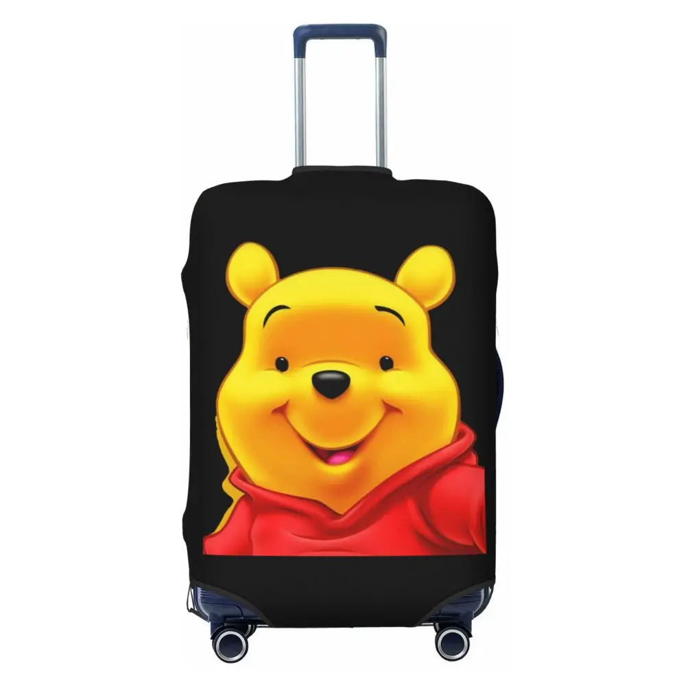 A111 - Custom Winnie The Pooh Luggage Cover Elastic
