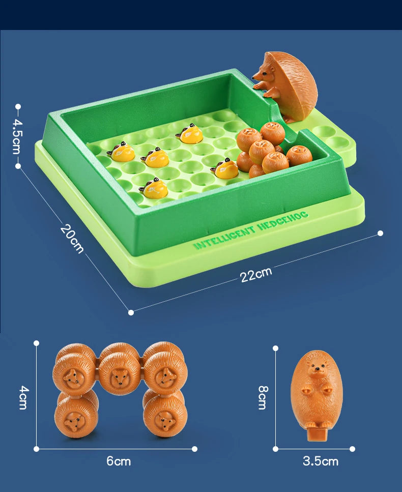 T07 - Children Logic Game Education Learning Toys Hedgehog Animals Puzzle