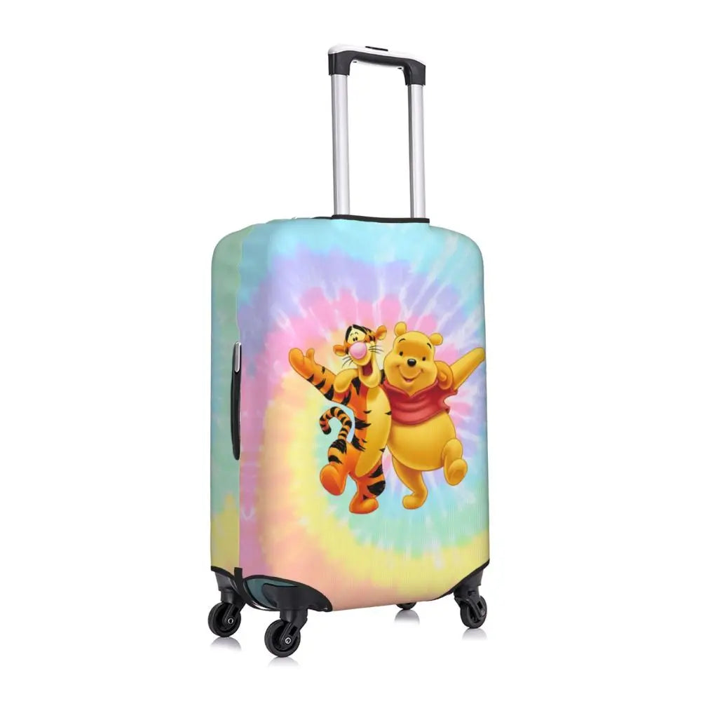 A111 - Custom Winnie The Pooh Luggage Cover Elastic
