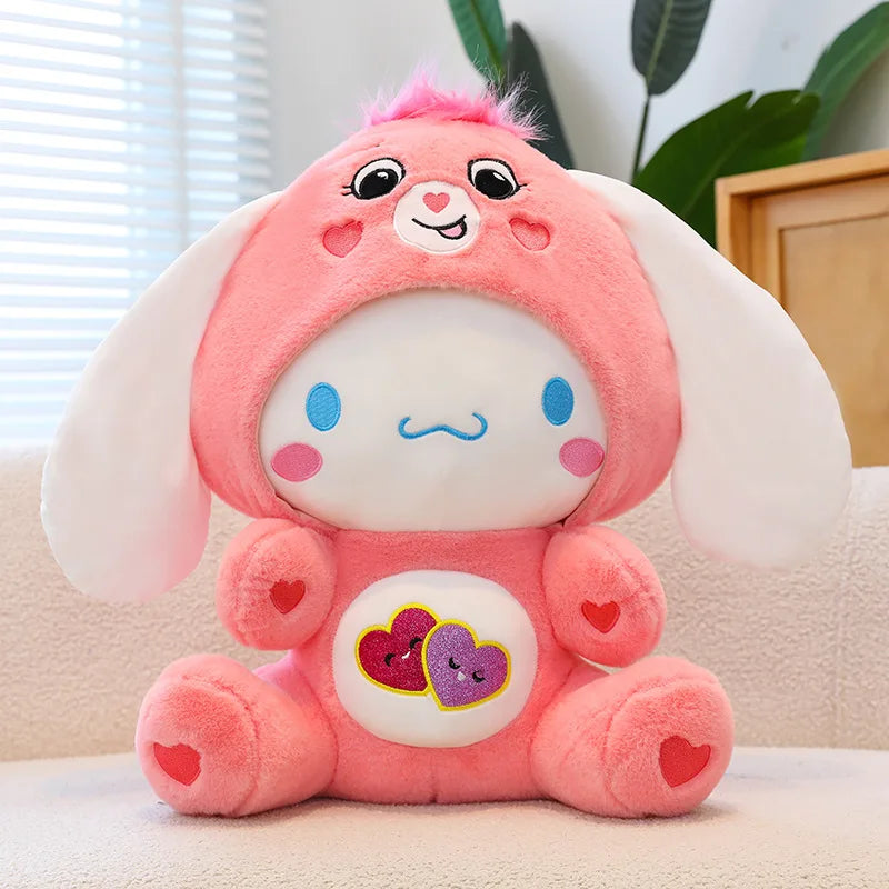 T18 - Anime Cartoon Care Bears Cross-Dressing Plush Toys Japanese
