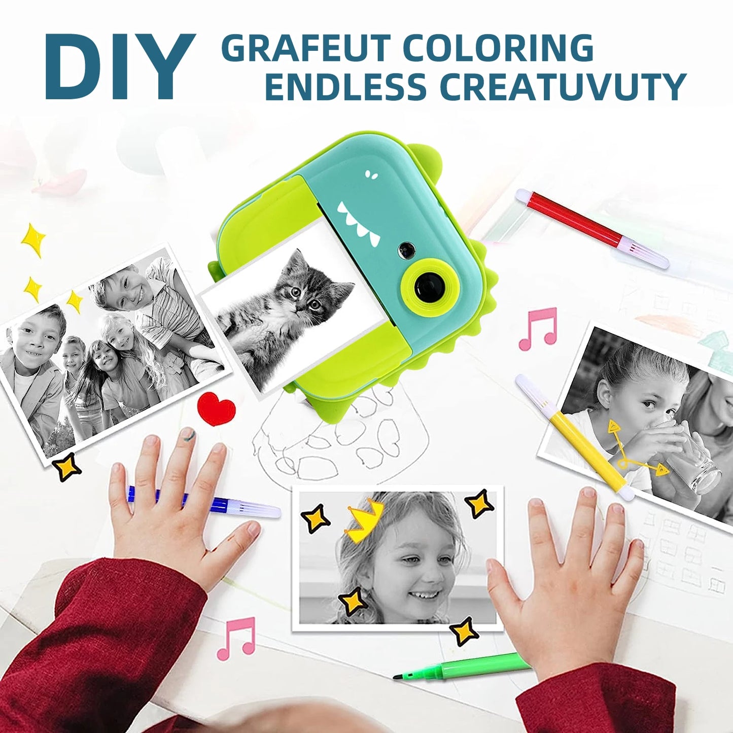 T22 - Kdis Camera Instant Print Toy