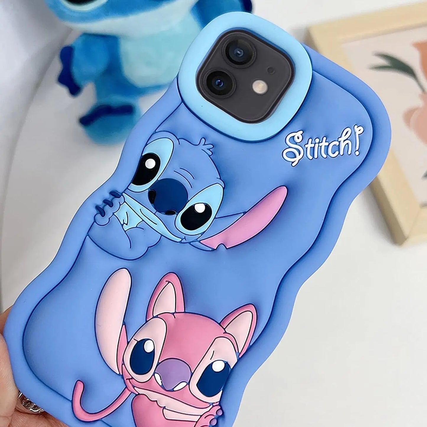 DEVM03 - Custodia morbida in silicone Stitch per iPhone