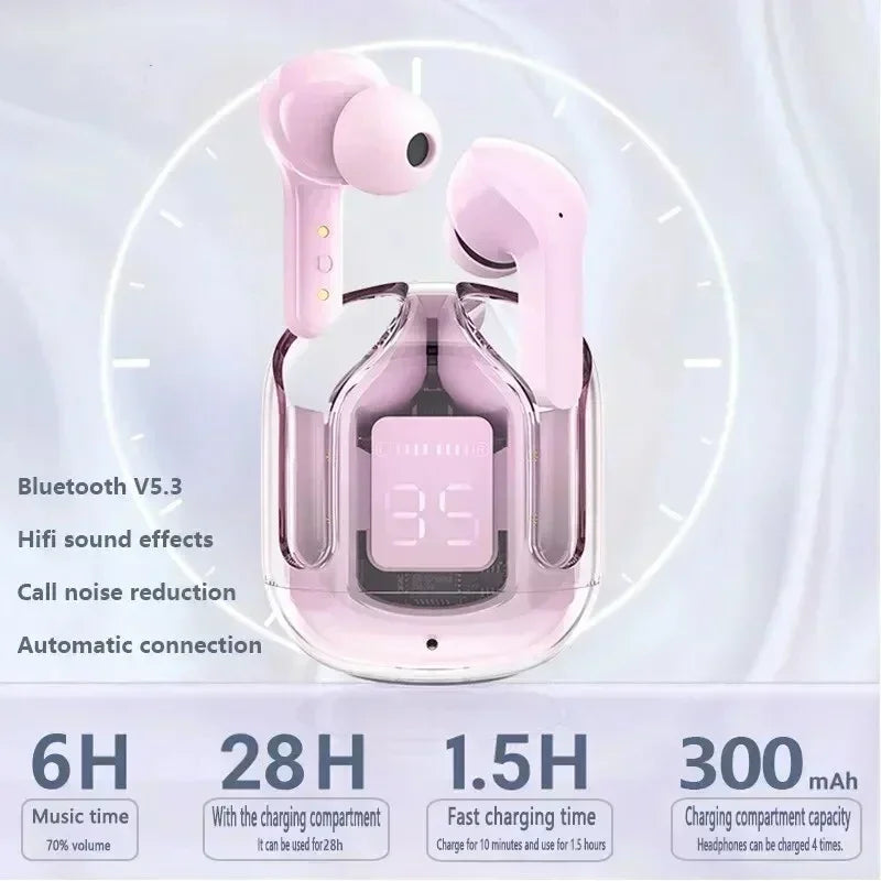 WA05 - Bluetooth wireless earbuds, HIFI transparent earbuds