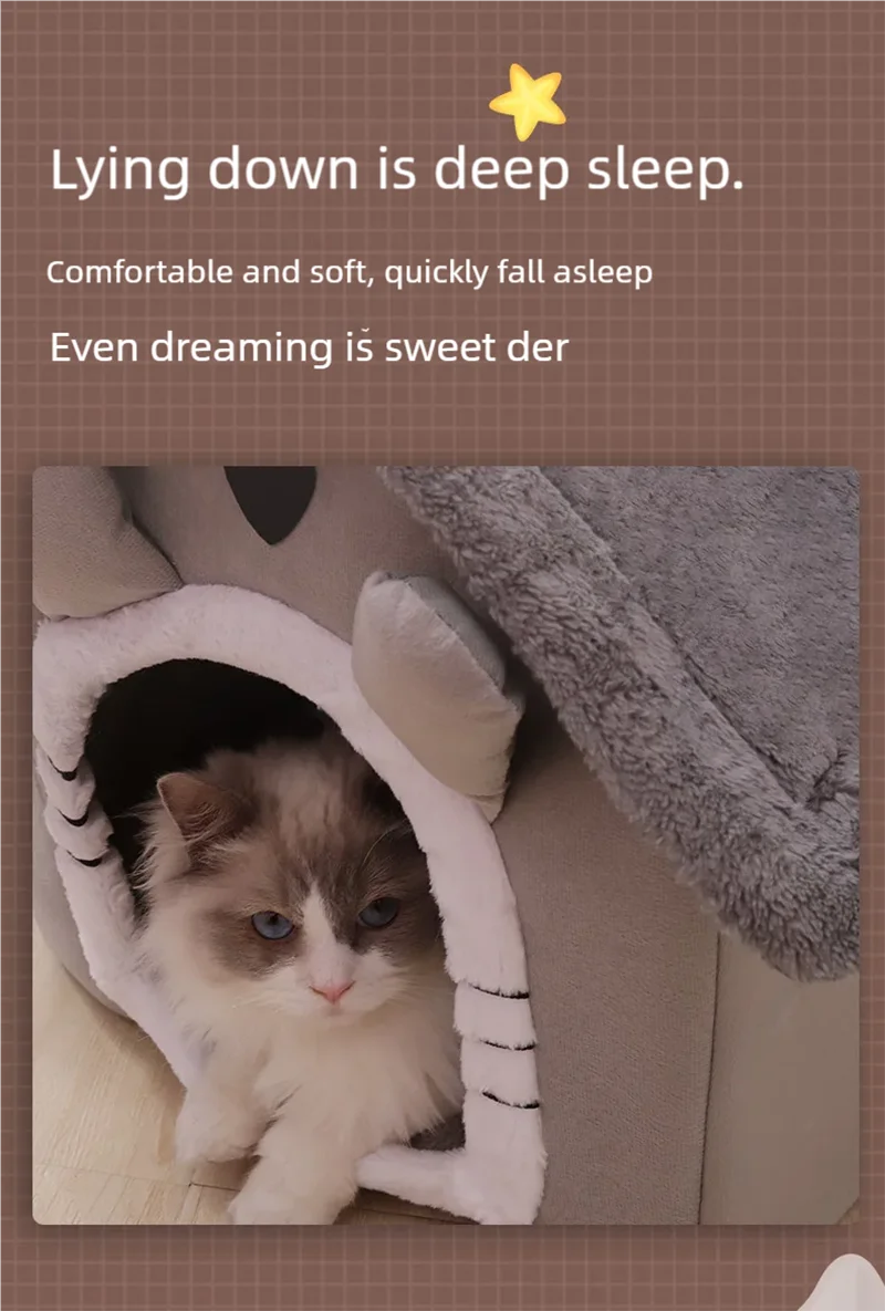 P05 - Cat and dog house, warm in winter, small dog, cat and dog, universal in all seasons