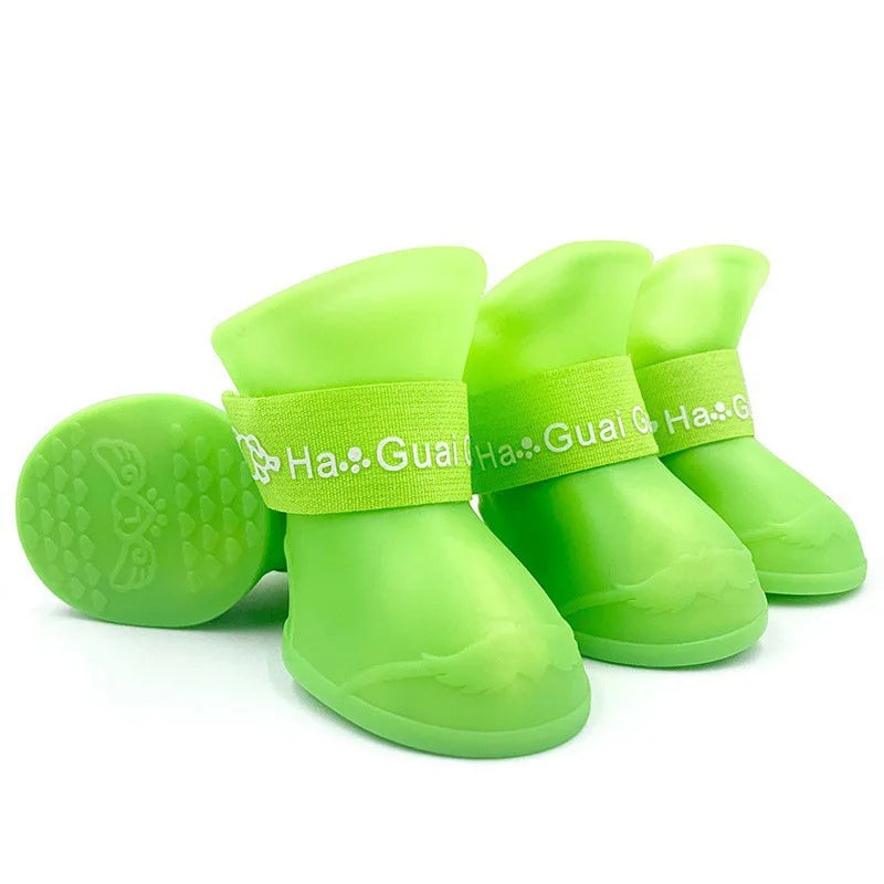 PETS - Scarpe da pioggia in silicone per animali domestici