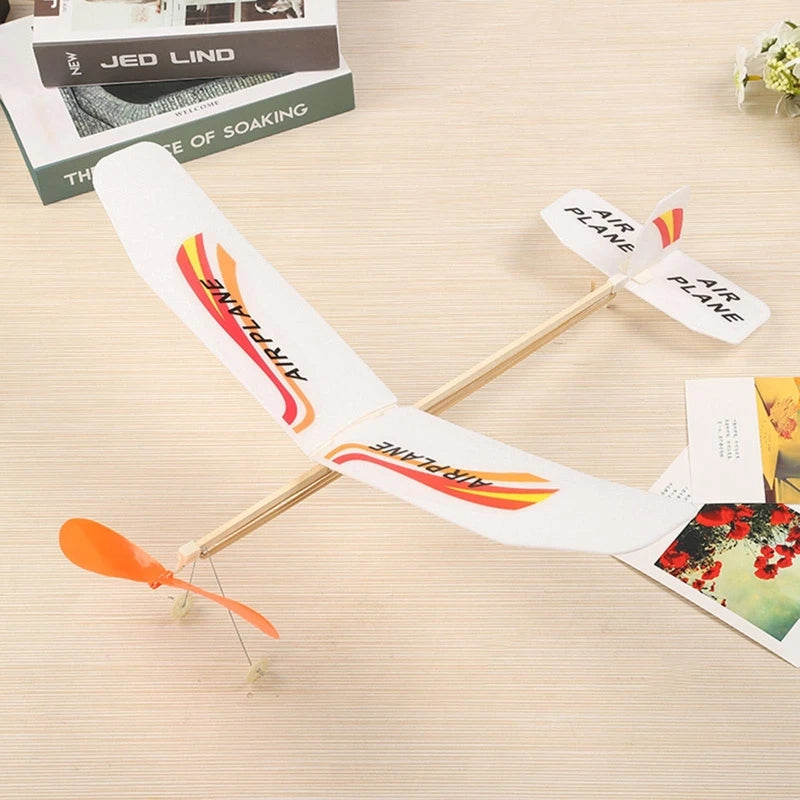 T25 - Rubber Band Powered Glider Flying Glider Planes