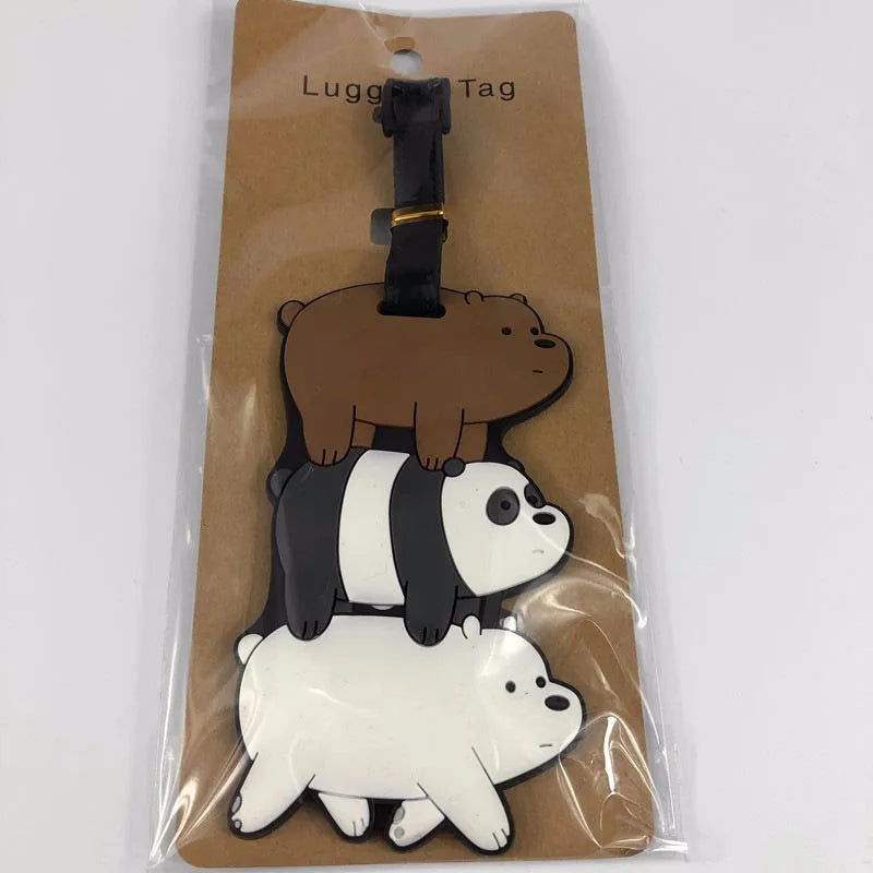 A26 - Cartoon Bears & Panda Luggage Tag