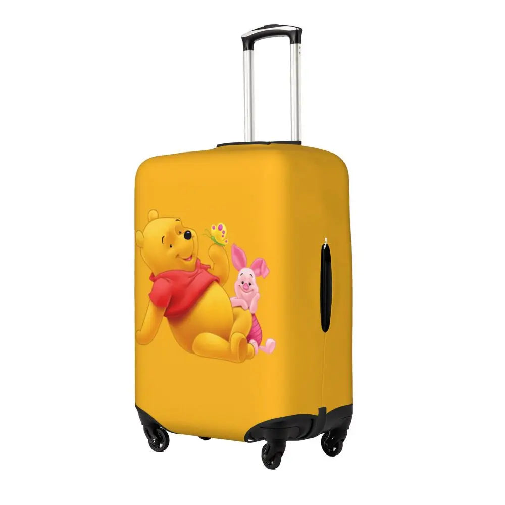 A111 - Custom Winnie The Pooh Luggage Cover Elastic