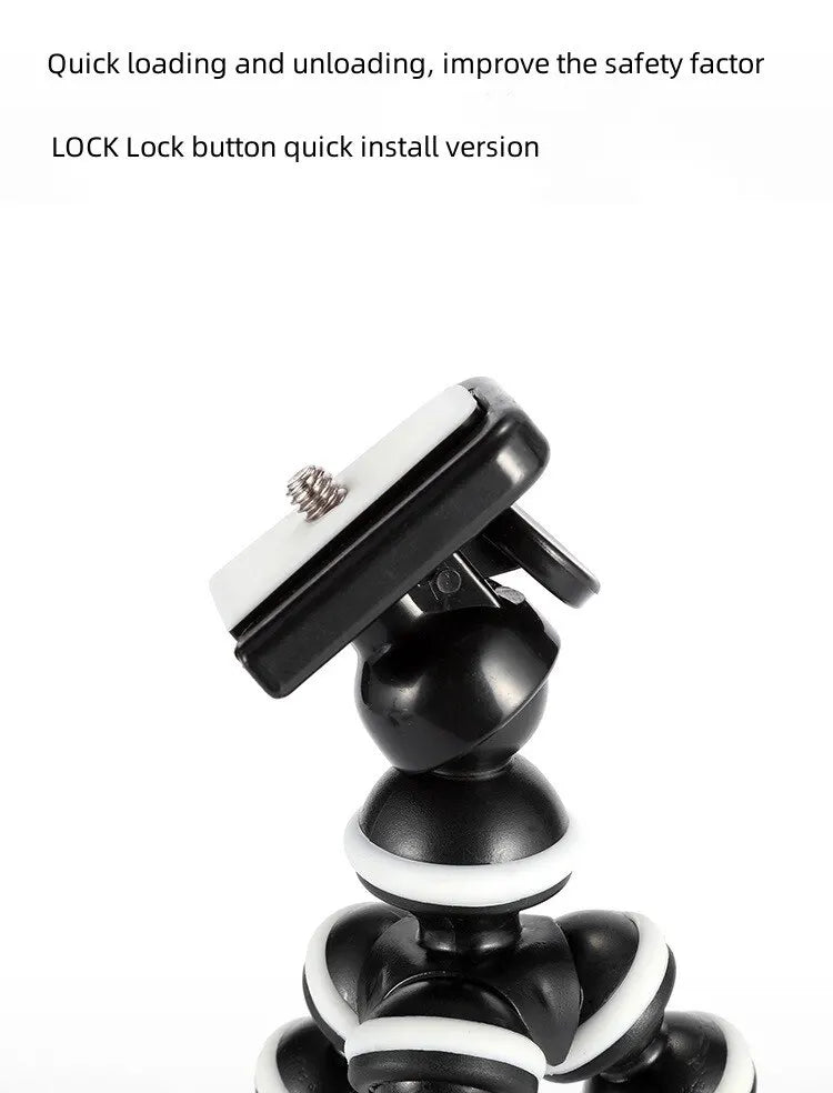 AE12 - Mini Octopus Tripod Holder Universal Smartphone Sports Camera