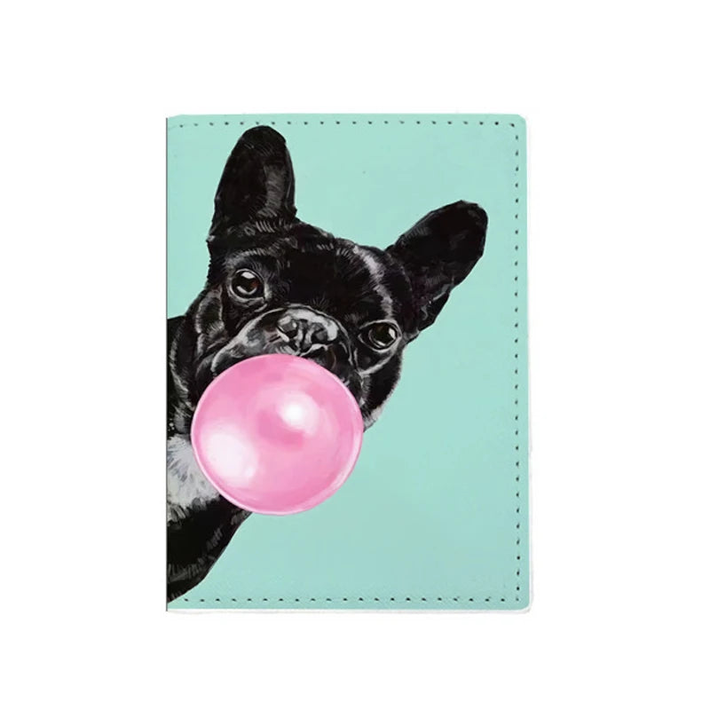 A32 - Cute Cat Dog Passport Covers