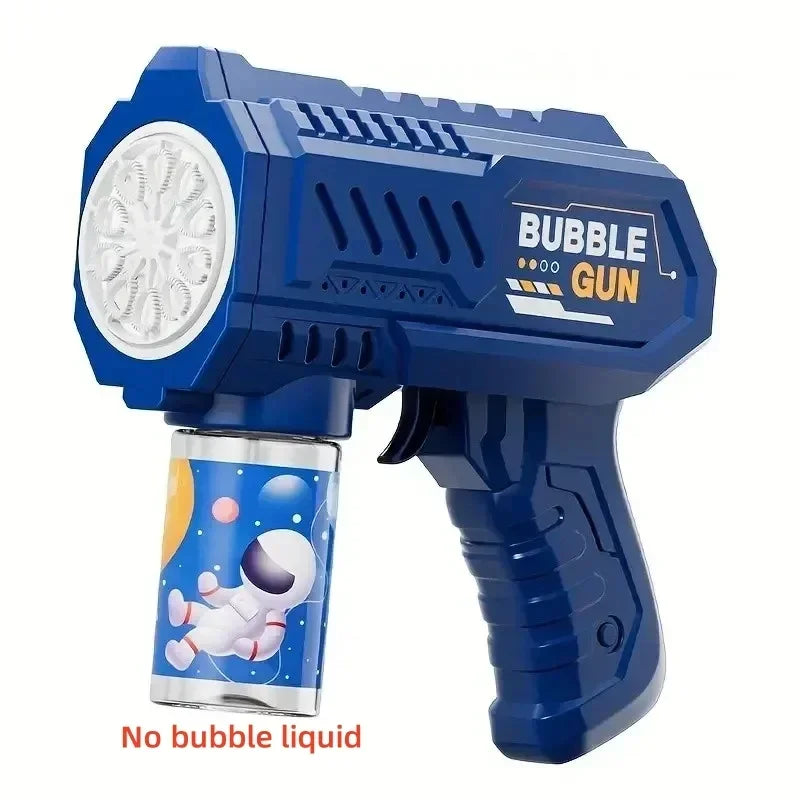 T13 - Children Electric Bubble Gun Rocket Soap Automatic