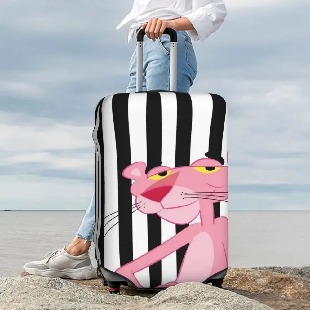A101 - P-Panthers Cartoon Luggage Cover Protector Fashion Travel Suitcase