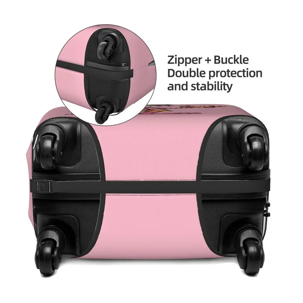 A101 - P-Panthers Cartoon Luggage Cover Protector Fashion Travel Suitcase